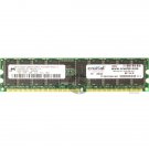 Micron 1GB PC2100 DDR-266MHz ECC Reg 184-Pin Memory Module MT18VDDT12872G-26AC2