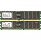 Samsung 2GB (2x 1GB) PC2100 ECC Reg CL2.5 184-Pin Memory Module M312L2920BTS-CB0