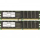 Infineon 1GB (2x 512MB) PC2100 DDR ECC Reg CL2 184-Pin Memory HYS72D64500GR-7-B