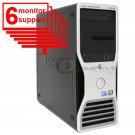 Dell Precision T5500 6 Monitor Trading PC Quad Core 2.13GHz 6GB 500GB HDD NVS290