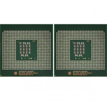 Matched Pair 64bit Intel Xeon Processors 3.40 GHz 1M Cache 800 MHz FSB SL7PG CPU