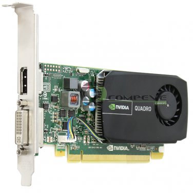NVIDIA Quadro 410 PCIe x16 512MB DDR3 DP DVI Video Graphics Card Dell C6DD8