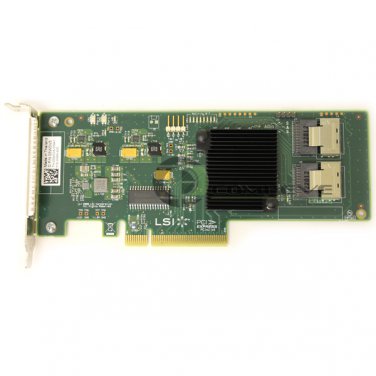 LSI SAS9211-8i PCIe 2.0 x8 6Gb/s SAS+SATA 8 Port Host Bus Adapter Dell 3WDV5