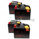APC RBC14 Replacement Battery Cartridge #14 UPS Backup Battery (Set of 4)