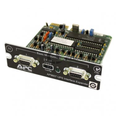 APC AP9607CB Interface Expander SmartSlot Card w/ 2 UPS Communication Cables