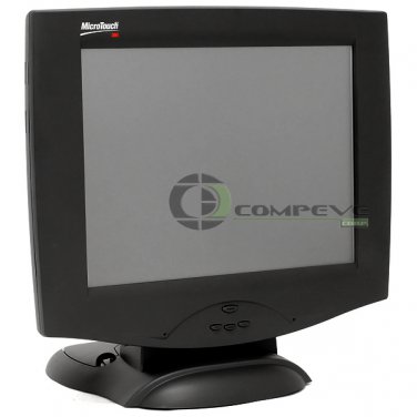 15' Touch Screen LCD Monitor 3M MicroTouch M150 Flat Panel Tilt Display Black