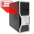 Dell Precision T5500 8 Monitor Forex Trading PC Octo Core 2.13GHz 8GB 600GB SSD