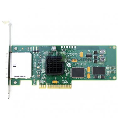 LSI Logic SAS3801E Dual SFF-8088 SAS/SATA PCIe Storage Controller Card Host Bus