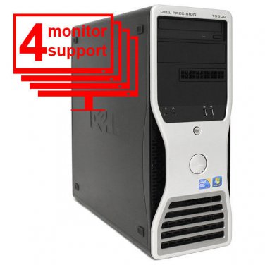 Dell Precision T5500 4 Display Trading PC 8 Core 2x 2.13GHz 16GB 256GB SSD + 1TB