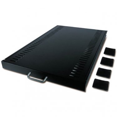 APC AR8123BLK Sliding Rack Shelf Black 1U for NetShelter Enclosure