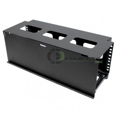 Panduit NCMHAEF4 Horizontal Cable Manager with Hinged Cover Rackmount Front