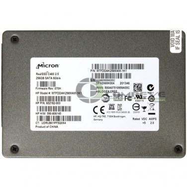 Micron C400 256GB SATA 6Gb/s RealSSD MTFDDAK256MAM-1K1 652182-003 590-606145