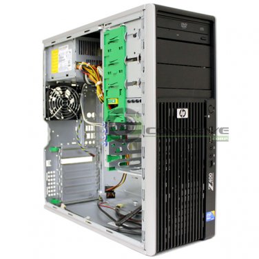 HP Z400 Workstation Case Chassis with Front Panel DVD-Rom PSU MPN 468619-001