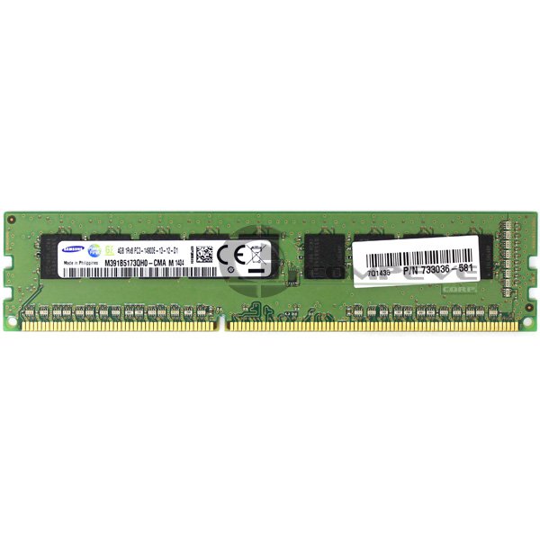 Samsung 4GB PC3-14900E DDR3-1866 ECC Memory M391B5173QH0-CMA HP 733036-581