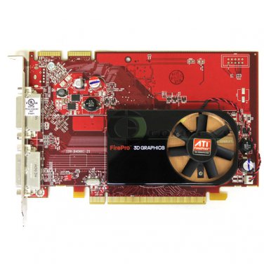 HP ATI FirePro V3700 256MB GDDR3 PCIe x16 DVI Video Card 508279-001 519291-001