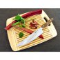 Cat Cora 8-Inch Chef's Professional Slicer Knife German Steel Starfrit Walnut