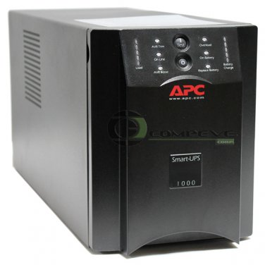 APC Smart-UPS SUA1000 1000VA USB & Serial 120V 8-Outlets Backup Tower UPS