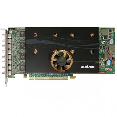 Matrox M9188 2GB DDR2 PCIe x16 Mini DP Octal Graphics Video Card M9188-E2048F