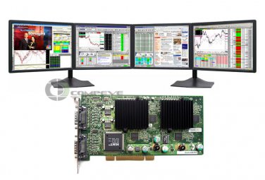 Nvidia Quadro NVS 400 64MB DDR SDRAM PCI Quad Monitor Supp Graphics Video Card
