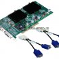 Nvidia Quadro NVS 400 64MB DDR SDRAM PCI Quad Monitor Supp Graphics Video Card
