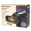 WEST MARINE VHF580 Black Fixed Mount VHF Radio Class D JIS8 Safety LCD 13790845