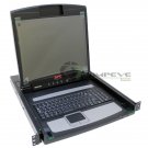APC AP5717 17" Rack LCD Console KVM 1U Rack-mountable Keyboard Mouse Device