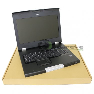 HP TFT7600 G2 KVM Console Rackmount Keyboard Monitor 17" LCD AZ870A 612371-001