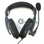 Lot 100 HP Synchrotech Over the Ear Stereo Headphones Microphone Web Chat Skype