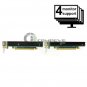 2x Nvidia Video Card Set for 4 Monitors Support DVI  Quad Display PCI-ex16