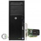 HP Z420 Workstation E5-1650 v2 3.5GHz 8GB RAM 500GB HDD K600 Win7 Pro G3E87US