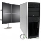 Trading 4 Monitor Workstation HP XW4600 Intel E6850 3.0 GHz 8GB RAM 250GB HDD