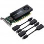 PNY Nvidia Quadro K1200 4GB PCIe Quad DisplayPort Graphics Card VCQK1200DP-PB
