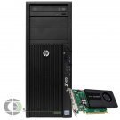 HP Z420 Workstation E5-1650 v2 3.5GHz 8GB RAM 500GB HDD K2000 Win7  G3E87US