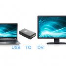 HP NL571AA USB to DVI Video Graphics Card Adapter for PC Laptops 584670-001