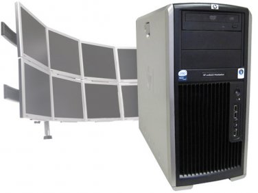 HP XW8600 Workstation Quad Core 2.5GHz 32GB Win 7/ 8 Multi Monitor Computer PC