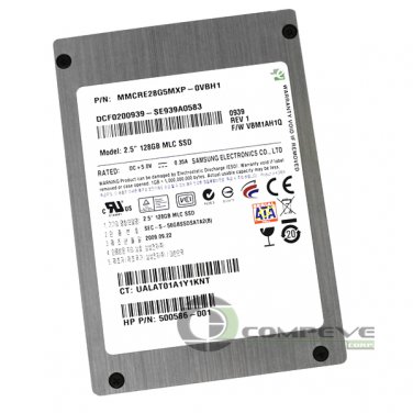 HP Samsung MMCRE28G5MXP-0VBH1 128GB MLC SSD SATA 3.0 Gbps 2.5" HD  500586-001