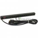 APC AP9551 Basic Rack PDU 0U 20A 120V 14-Outs 5-15R Power Distribution Scratched