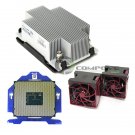 HP DL380 Gen9 Kit E5-2620v3 719051-B21 2.4GHz LGA 2011-3 CPU Heatsink  2x Fan