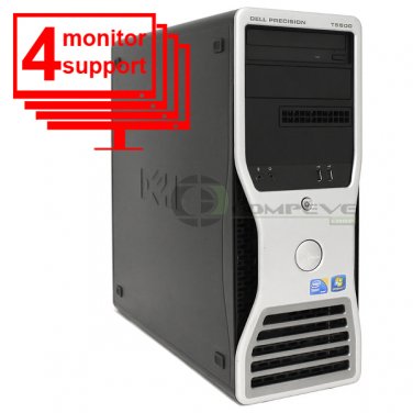 Dell Precision T5500 4 Monitor Trading PC  Core 2.13GHz 24GB 256GB SSD NVS285