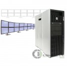HP 16 Monitor Traiding Computer Z820 2x E5-2640 2.5 GHz 2x250GB SSD 4x NVS 510