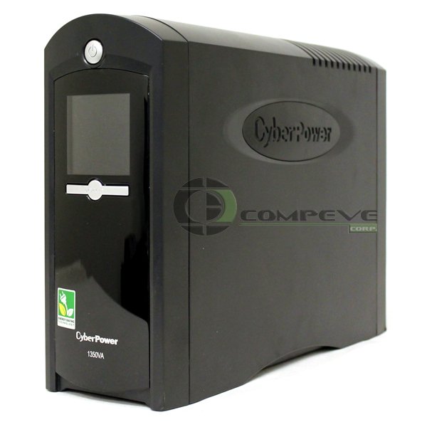 CyberPower Intelligent CP1350AVRLCD 1350VA 8-Outlets LCD AVR Tower UPS ...