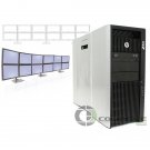 Trading 12 Monitor HP Z820 Video Wall 2x E5-2640 2.5 GHz 2x250GB SSD NVS 510
