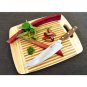 Cat Cora 8-Inch Chef's Knife Professional German Steel Walnut Restaurant Kitchen