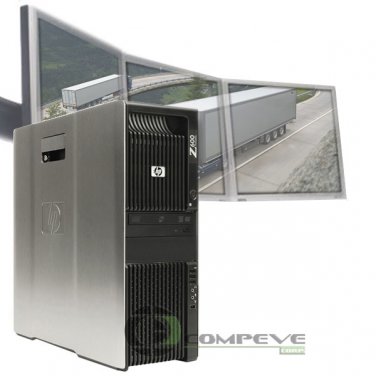 Multi-monitor HP Z600 Computer PC 6GB 250GB for Trucking Dispatching Logistics