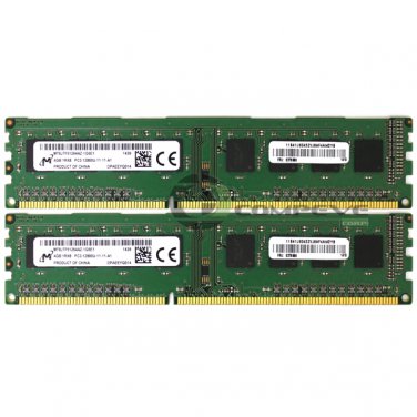 Micron 8GB (2x4GB) PC3-12800 DDR3 Non-ECC Memory MT8JTF51264AZ-1G6E1 03T6566