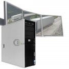 Multi-monitor HP Z400 Computer PC 250GB for Dispatching Trucking Logistics Win7