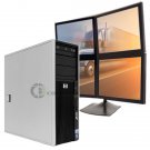 Multi-monitor HP Z400 Computer PC 250GB Win7 for Dispatching Trucking Logistics