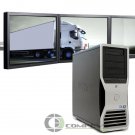 3 Monitor Dell Precision T7500 Desktop 6GB 500GB PC for Dispatching  Logistics