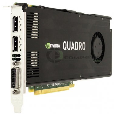 NVIDIA Quadro K4000 GPU  3GB GDDR5 PCIe x16  2.0 x16 Video Card