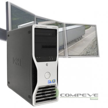 Dell Precision T5500 3 Monitor PC 2.13GHz 256GB SSD for Dispatching  Logistics